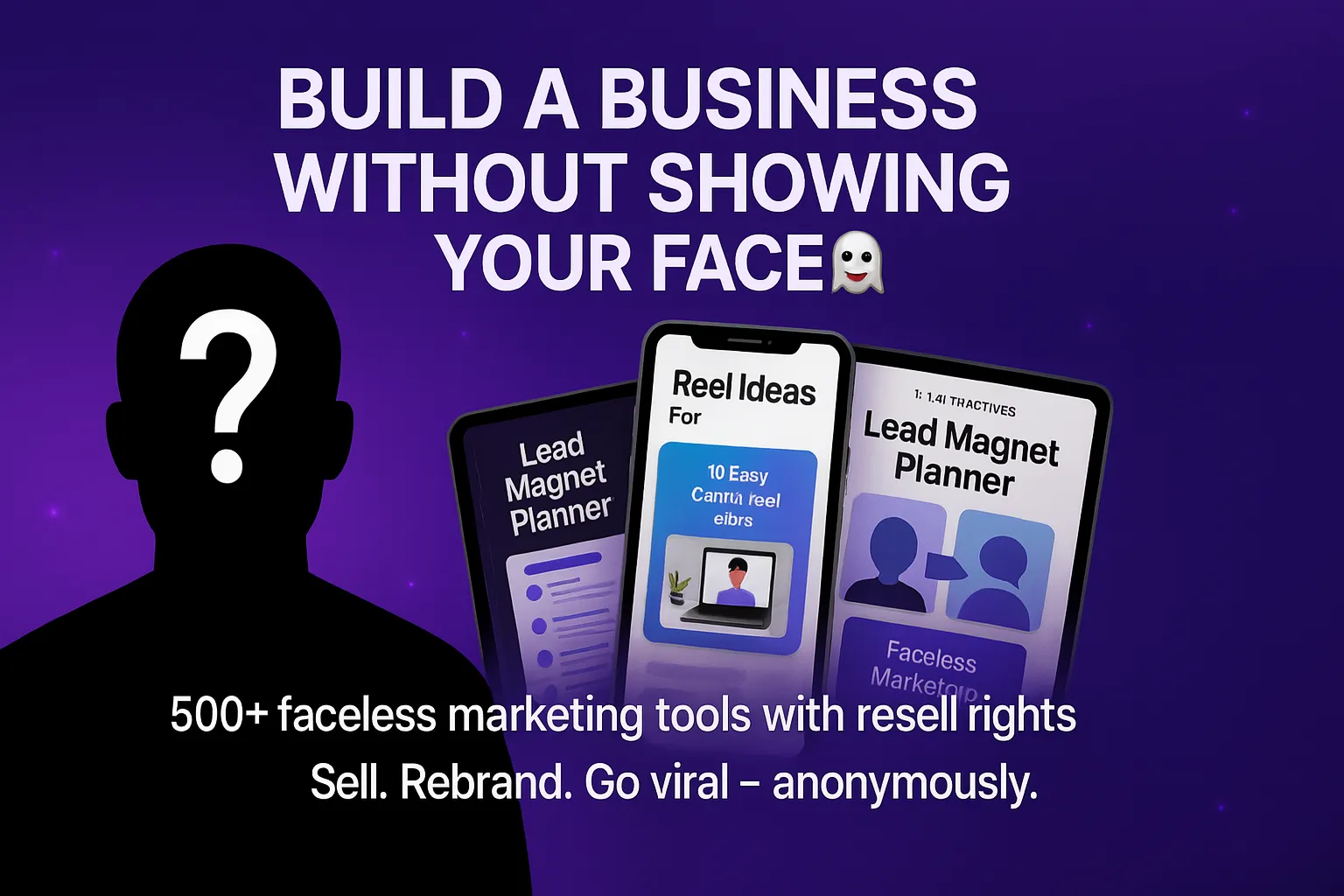 Faceless Marketing Kit